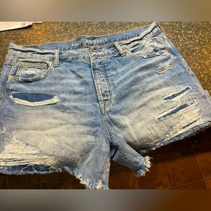 American Eagle blue Jean shorts hi-rise